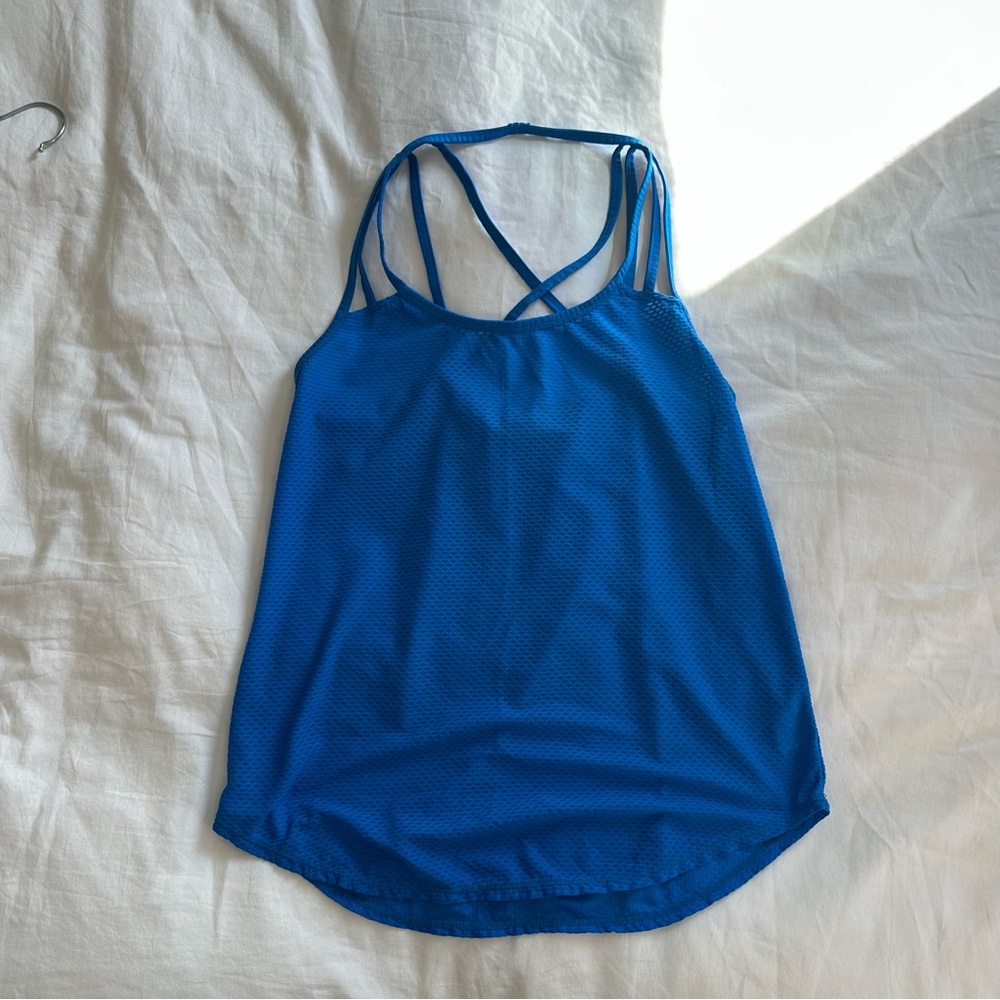 Athleta Blue Workout Tank Top